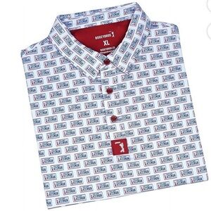 Bogey Bros Men's 4 Way Stretch Short Sleeve Golf Polo Shirt - XL